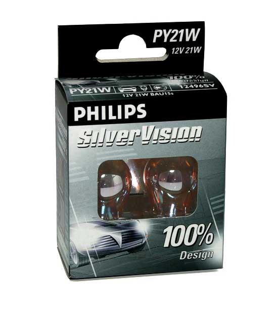  Philips Silver Vision PY21W 12v 12496SVB2
