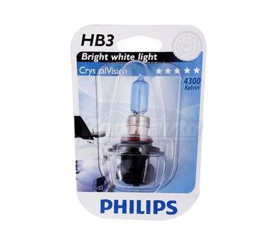  Philips Crystal Vision B3 4300k 65w 12v 9005CV