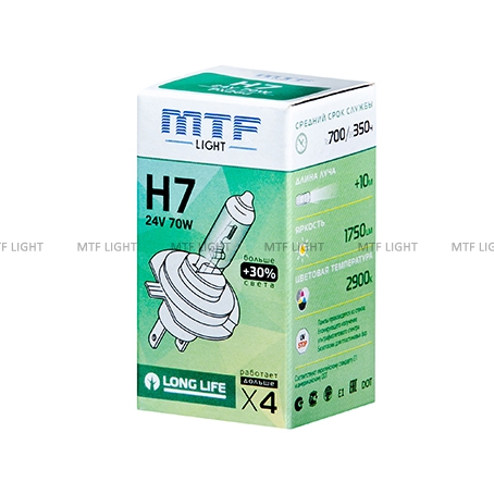  MTF Light Standard+30% H7  70w 24v