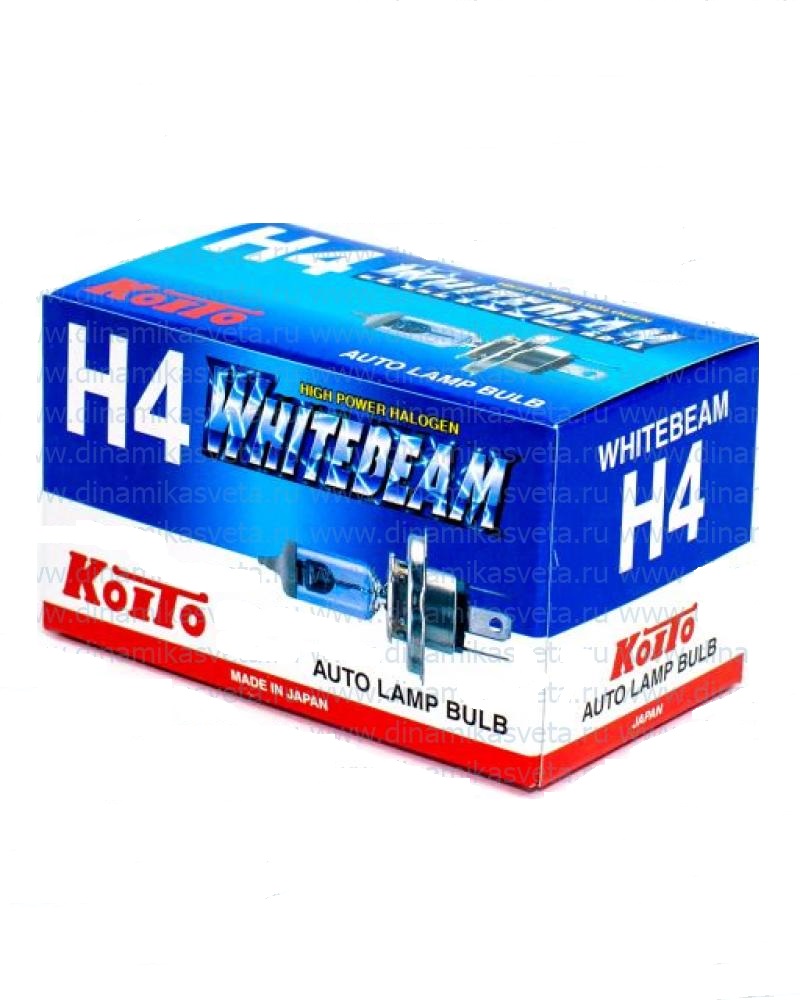  KOITO WhiteBeam H4 Premium 4500k 60/55w 12v 1 0744w