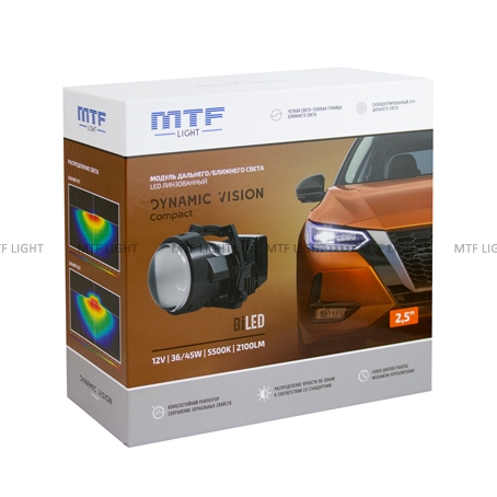  /  MTF LIGHT Dynamic Vision Compact LED 2.5″ 5500 35/45W 12V