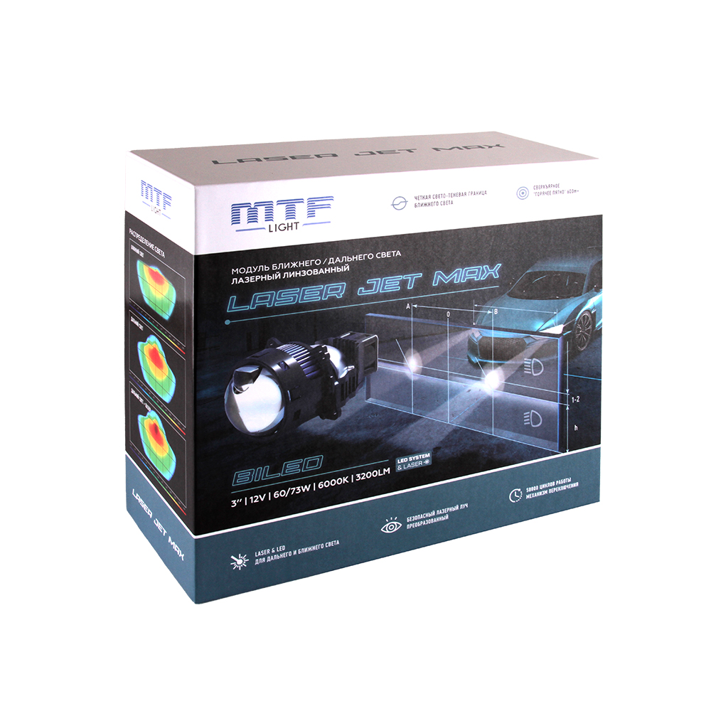   /  MTF LIGHT LASER JET MAX Laser & LED system 3″ 6000K 60/73W 12V