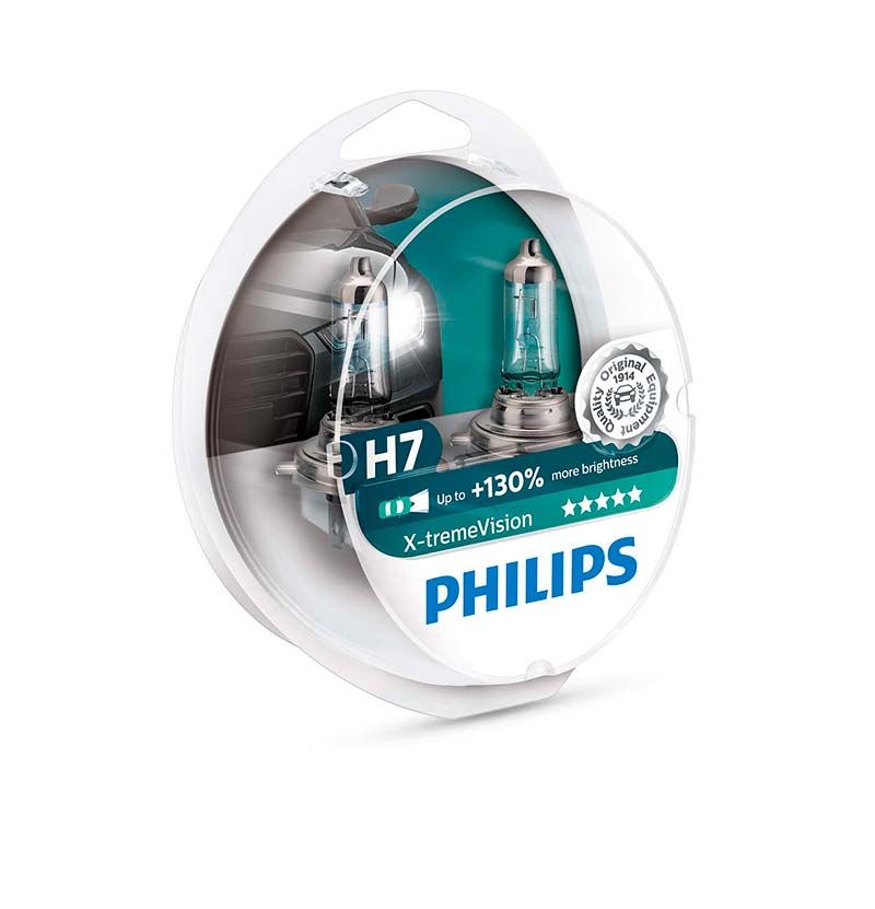  Philips X-treme Vision +130% 7 3500k 55w 12v