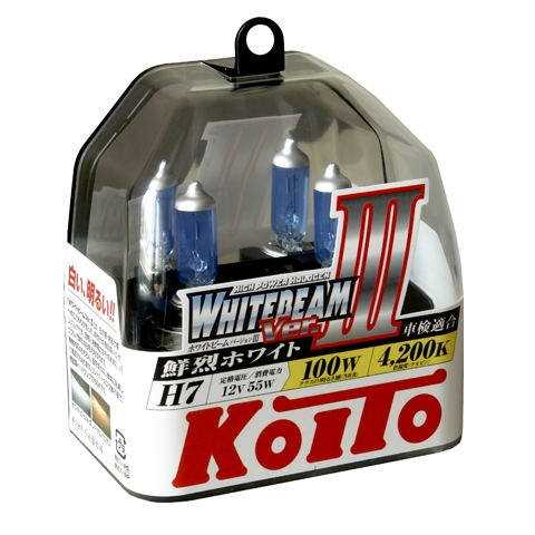  KOITO WhiteBeam H7 4200k 55w 12v P0755W