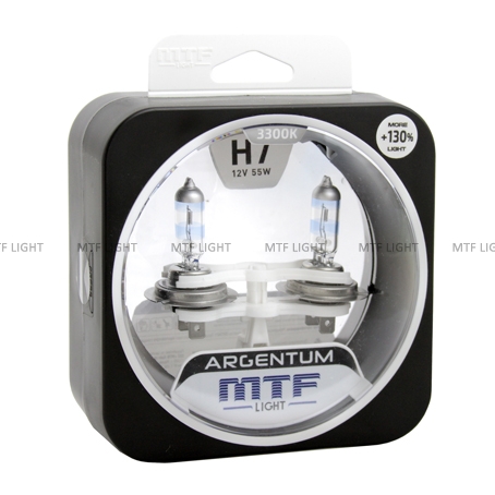 Автолампа MTF Light ARGENTUM +130% H7 55w 12v