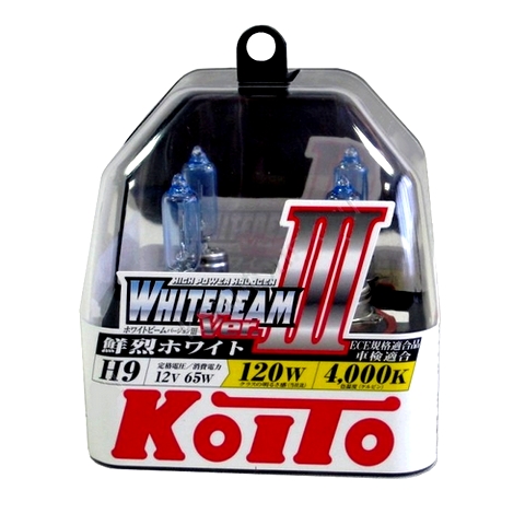  KOITO WhiteBeam H9 4000k 65w 12v P0759W