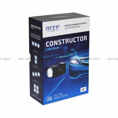     MTF LIGHT Constructor Low Beam 1.8″ 5500K 30W 12V
