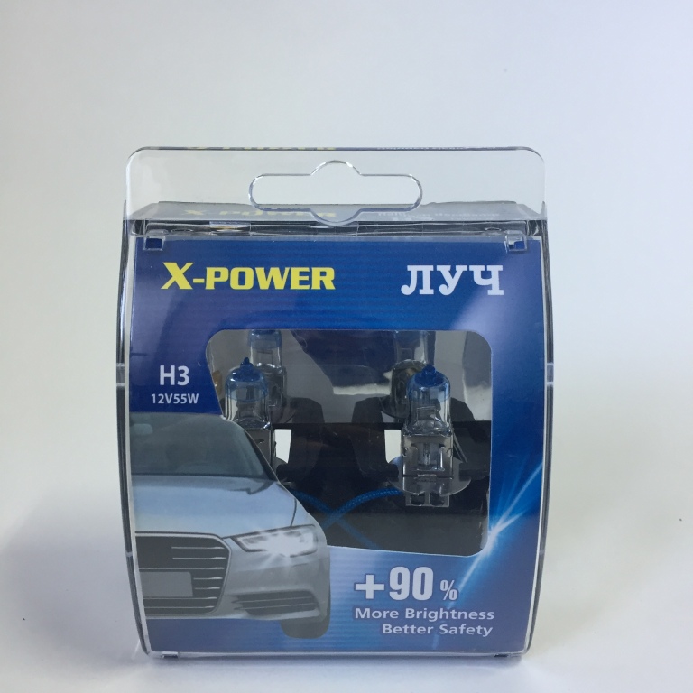  X-Power +90% 3 3400k 55w 12v