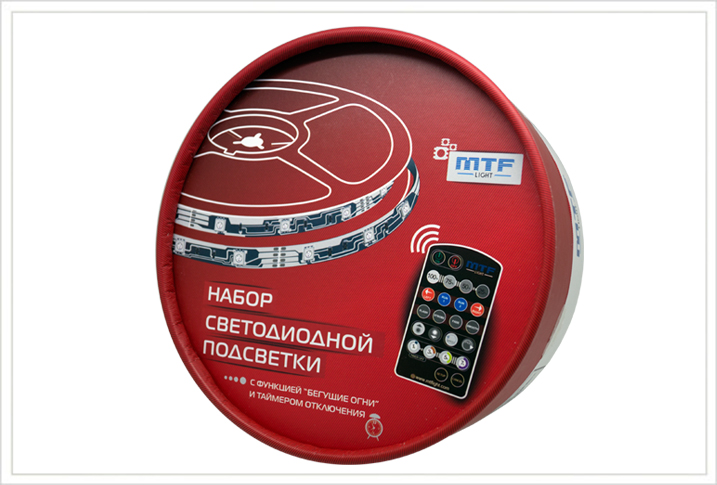 Светодиодная лента MTF Light 5м лента красная + контроллер Slim с пультом