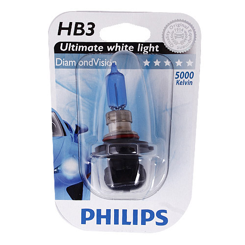  Philips Diamond Vision B3 5000k 65w 12v 9005DVB1