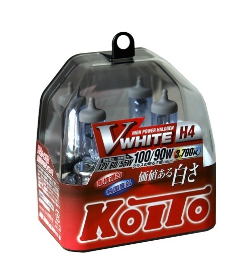  KOITO WhiteBeam H4 3700k 60/55w 12v P0746W