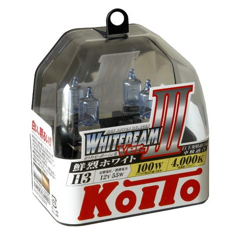  KOITO WhiteBeam H3 4000k 55w 12v P0752W