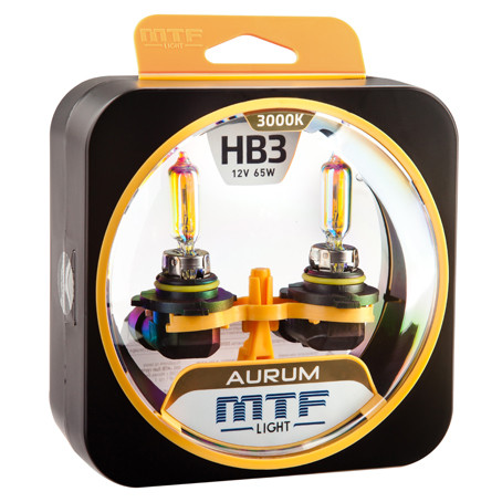  MTF Light AURUM HB3 (9005) 3000k 65w 12v
