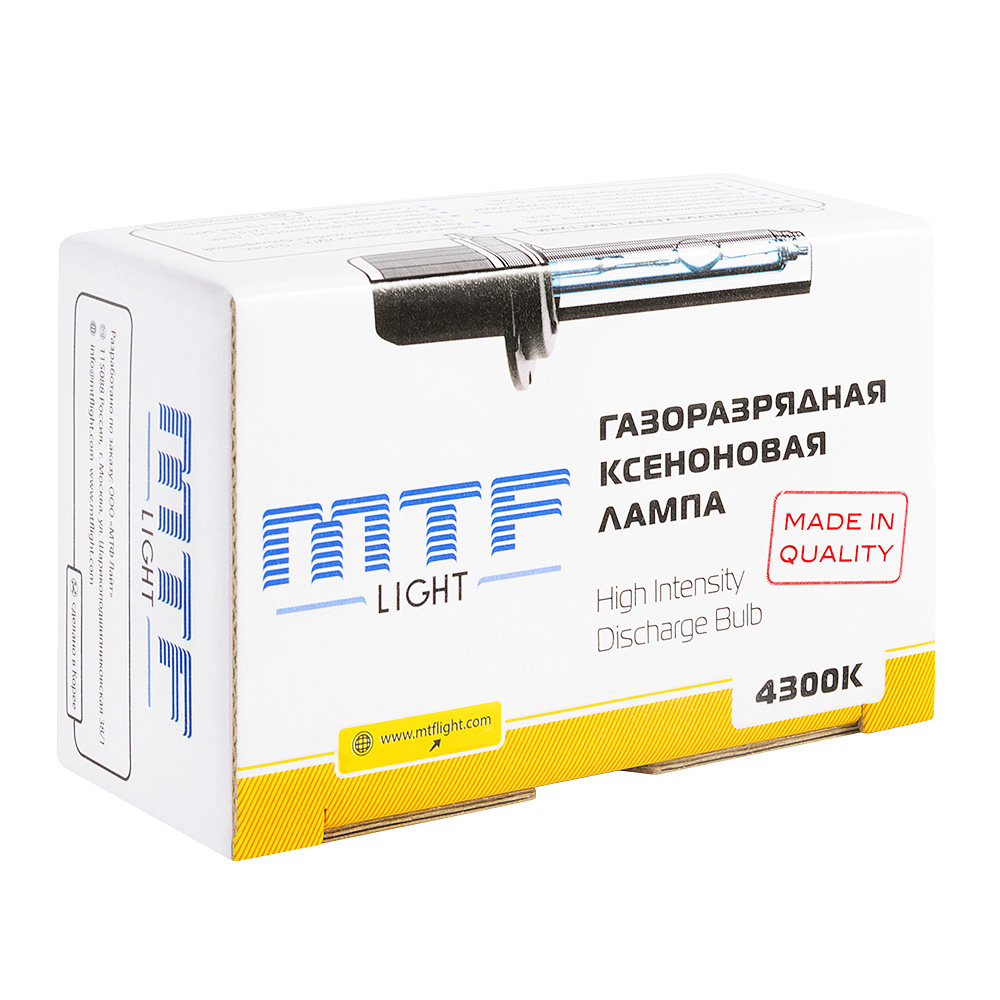 Ксеноновая лампа MTF Light HB4 (9006) 4300K 35W