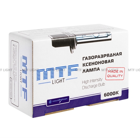 Ксеноновая лампа MTF Light HB3 (9005) 6000K 35W 