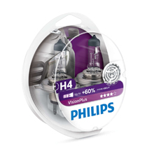  Philips Vision Plus +60% H4 3300k 60/55w 12v P-12342VPS2