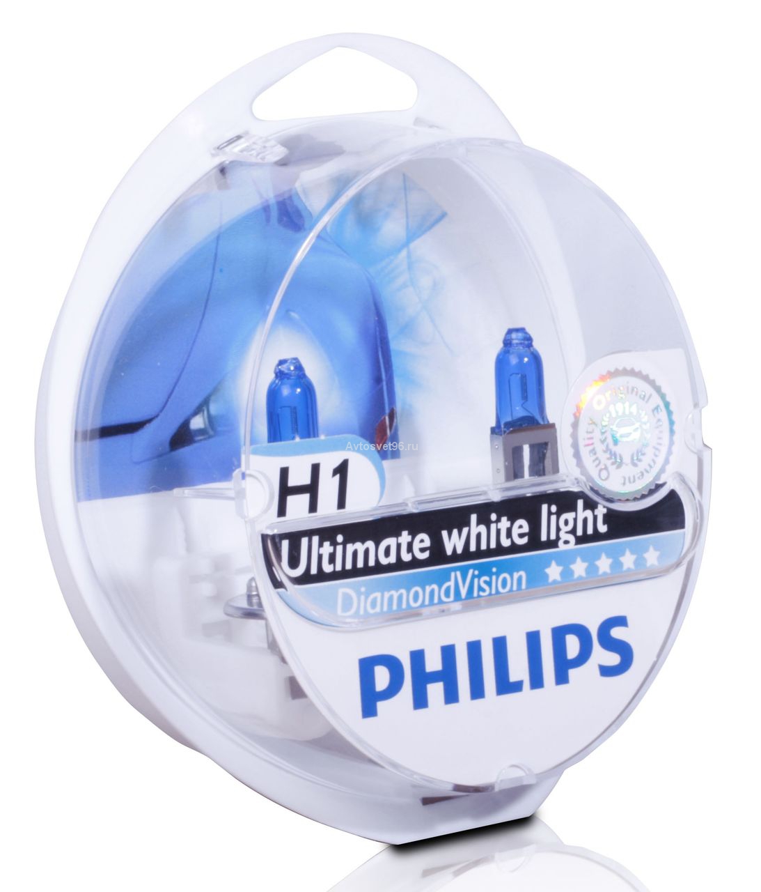 Автолампа Philips Diamond Vision Н1 5000k 55w 12v 12258DVS2