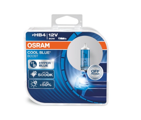  OSRAM Cool Blue Hyper Boost HB4 9006 5000k 80w 12v 69006CBB