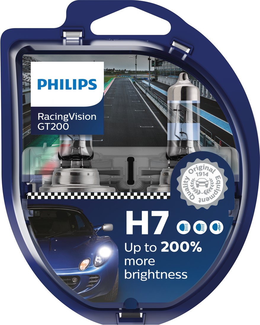  Philips RacingVision +200% 7 3600k 55w 12v 12972RGTS2