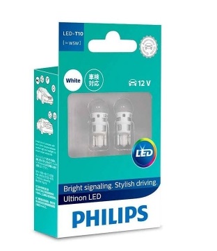   Philips LED W5W 12V-1W W2,1x9,5d 4000K 