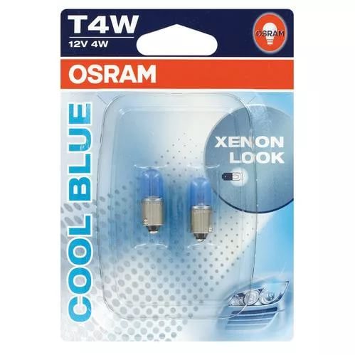 Автолампа OSRAM T4W Cool Blue 4200k 12v 3893СВ