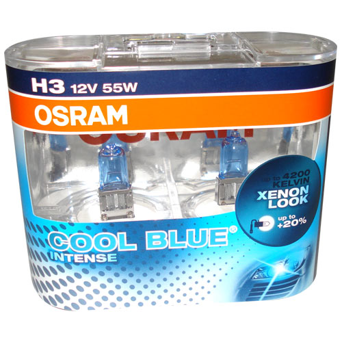 OSRAM Cool Blue Intense H3 4200k 55w 12v 64151CBI