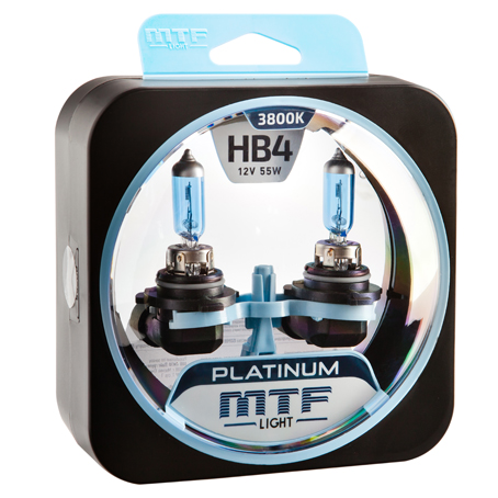 Автолампа MTF Light PLATINUM HB4 (9006) 3800k 55w 12v